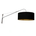Steinhauer wall luminaire ELEGANT CLASSY 1 flame E27 IP20, steel dimmable