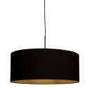 Steinhauer pendant luminaire SPARKLED LIGHT 1 flame E27 IP20, black dimmable