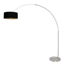 Steinhauer floor lamp SPARKLED LIGHT 1 flame E27 IP20, steel dimmable