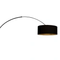Steinhauer floor lamp SPARKLED LIGHT 1 flame E27 IP20, black dimmable