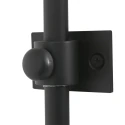 Steinhauer wall luminaire SPARKLED LIGHT 1 flame E27 IP20, black dimmable
