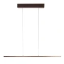 pendant luminaire BANDE 3 flames IP20, cocoa dimmable