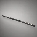 Steinhauer pendant luminaire BANDE 3 flames IP20, black dimmable