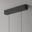 Steinhauer pendant luminaire BANDE 3 flames IP20, black dimmable