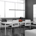Steinhauer pendant luminaire BANDE 3 flames IP20, black dimmable