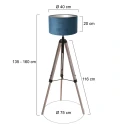 Mexlite floor lamp TRIEK E27 IP20, dimmable