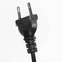 anne light & home table lamp PRETO 1 flame GU10 IP20, black dimmable
