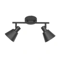 Mexlite ceiling luminaire OEROE 2 flames E14 IP20, black dimmable