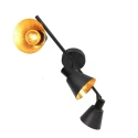 Mexlite ceiling luminaire OEROE 3 flames E14 IP20, black dimmable