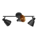 Mexlite ceiling luminaire OEROE 3 flames E14 IP20, black dimmable