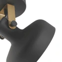 wall luminaire PRATO 1 flame E14 IP20, black dimmable