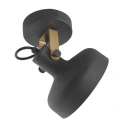 Mexlite wall luminaire PRATO 1 flame E14 IP20, black dimmable