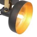 Mexlite wall luminaire PRATO 1 flame E14 IP20, black dimmable