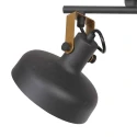 Mexlite ceiling luminaire PRATO 2 flames E14 IP20, black dimmable