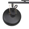 Mexlite ceiling luminaire PRATO 2 flames E14 IP20, black dimmable