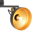 Mexlite ceiling luminaire PRATO 2 flames E14 IP20, black dimmable
