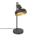 Mexlite table lamp PRATO 1 flame E14 IP20, black dimmable