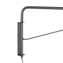 Steinhauer wall luminaire PINTINO 1 flame GU10 IP20, black dimmable