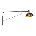 Steinhauer wall luminaire PINTINO 1 flame GU10 IP20, black dimmable