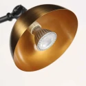 Steinhauer wall luminaire PINTINO 1 flame GU10 IP20, black dimmable
