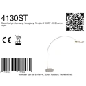 Steinhauer floor lamp RINGLUX 2 flames IP20, steel dimmable