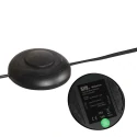 Steinhauer floor lamp RINGLUX 2 flames IP20, black dimmable