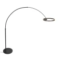 Steinhauer floor lamp RINGLUX 2 flames IP20, black dimmable