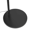 Steinhauer floor lamp RINGLUX 2 flames IP20, black dimmable