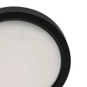 Steinhauer ceiling luminaire LUMINIX 1 flame IP44, black dimmable