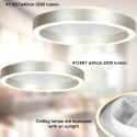 Steinhauer ceiling luminaire RINGLUX 2 flames IP20, steel dimmable