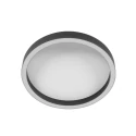 Steinhauer ceiling luminaire RINGLUX 2 flames IP20, black dimmable