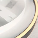 Steinhauer ceiling luminaire RINGLUX 2 flames IP20, black dimmable