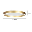 Steinhauer ceiling luminaire RINGLUX IP20, dimmable