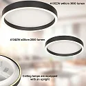 Steinhauer ceiling luminaire RINGLUX IP20, dimmable