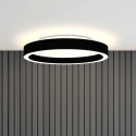 Steinhauer ceiling luminaire RINGLUX 2 flames IP20, black dimmable