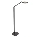 Steinhauer floor lamp RINGLUX 2 flames IP20, black dimmable