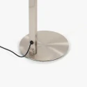 table lamp RINGLUX 2 flames IP20, steel dimmable