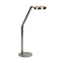 table lamp RINGLUX 2 flames IP20, steel dimmable