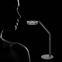 Steinhauer table lamp RINGLUX 2 flames IP20, black dimmable