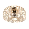 ceiling luminaire BREEZA BEACH 1 flame E27 IP20, black dimmable