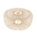 Steinhauer ceiling luminaire BREEZA BEACH 1 flame E27 IP20, black dimmable