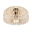 Steinhauer ceiling luminaire BREEZA BEACH 1 flame E27 IP20, black dimmable