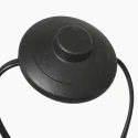 Steinhauer arc luminaire BREEZA BEACH 1 flame E27 IP20, black dimmable