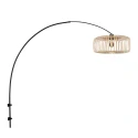 Steinhauer wall luminaire BREEZA BEACH 1 1 flame E27 IP20, black dimmable