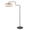 Steinhauer floor lamp BREEZA BEACH 1 flame E27 IP20, black dimmable