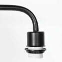 Steinhauer floor lamp BREEZA BEACH 1 flame E27 IP20, black dimmable
