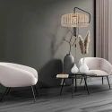 Steinhauer wall luminaire BREEZA BEACH 2 1 flame E27 IP20, black dimmable
