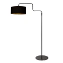Steinhauer floor lamp BLOEBA 1 flame E27 IP20, black dimmable