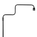 Steinhauer floor lamp BLOEBA E27 IP20, dimmable