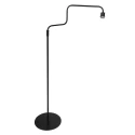 floor lamp BLOEBA 1 flame E27 IP20, black dimmable